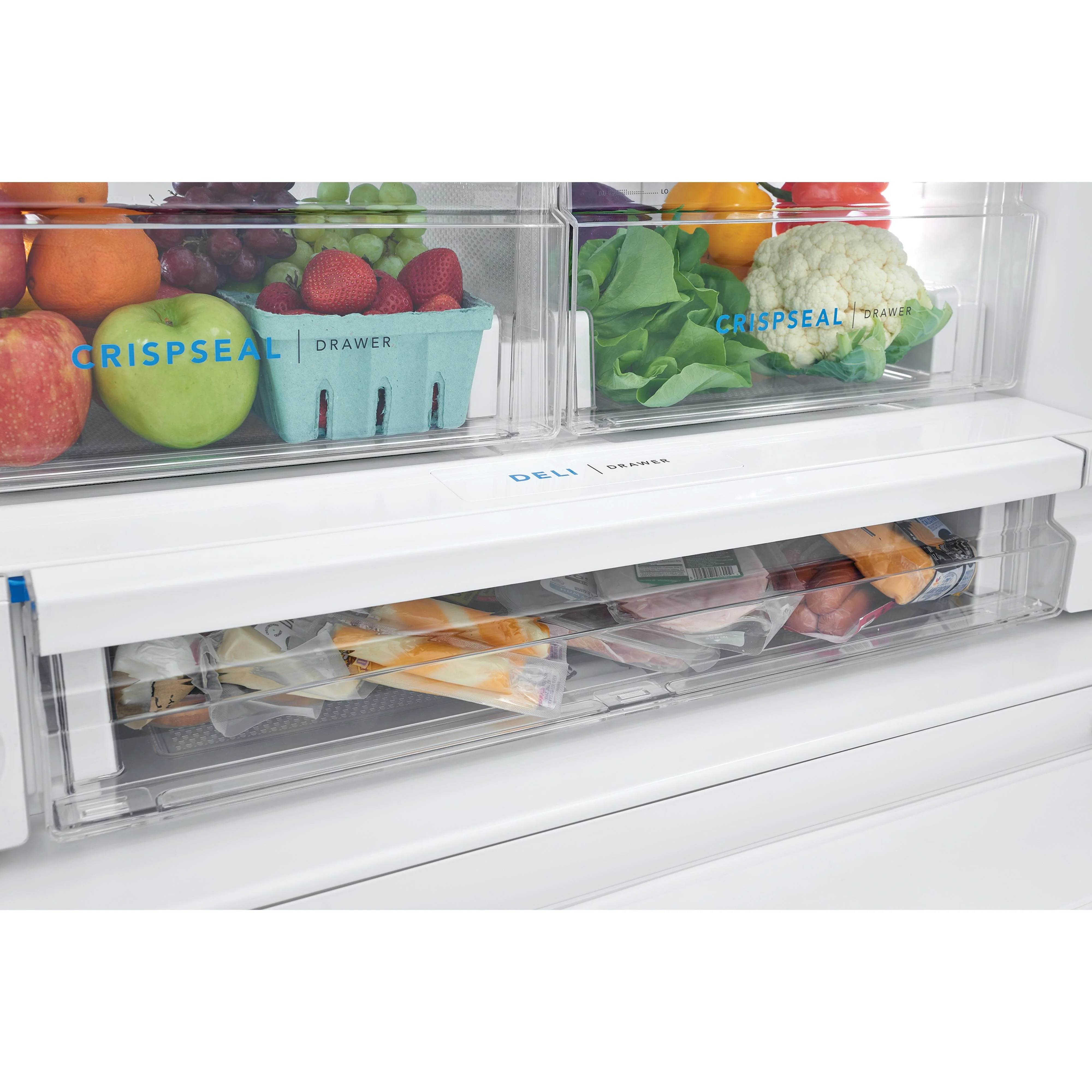 Frigidaire Réfrigérateur trois portes avec porte à deux battants de 36 po, 27.8 pi cu avec distributeur FRFS2823AW - Image 9
