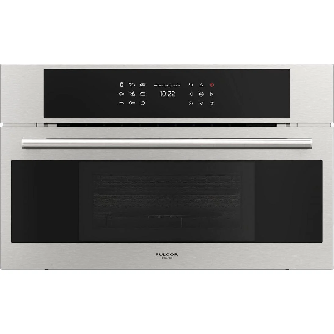 Fulgor Milano Four à cuisson rapide intégré de 30 po., 1.2 pi.cu. avec technologie convection véritable F7DSPD30S1