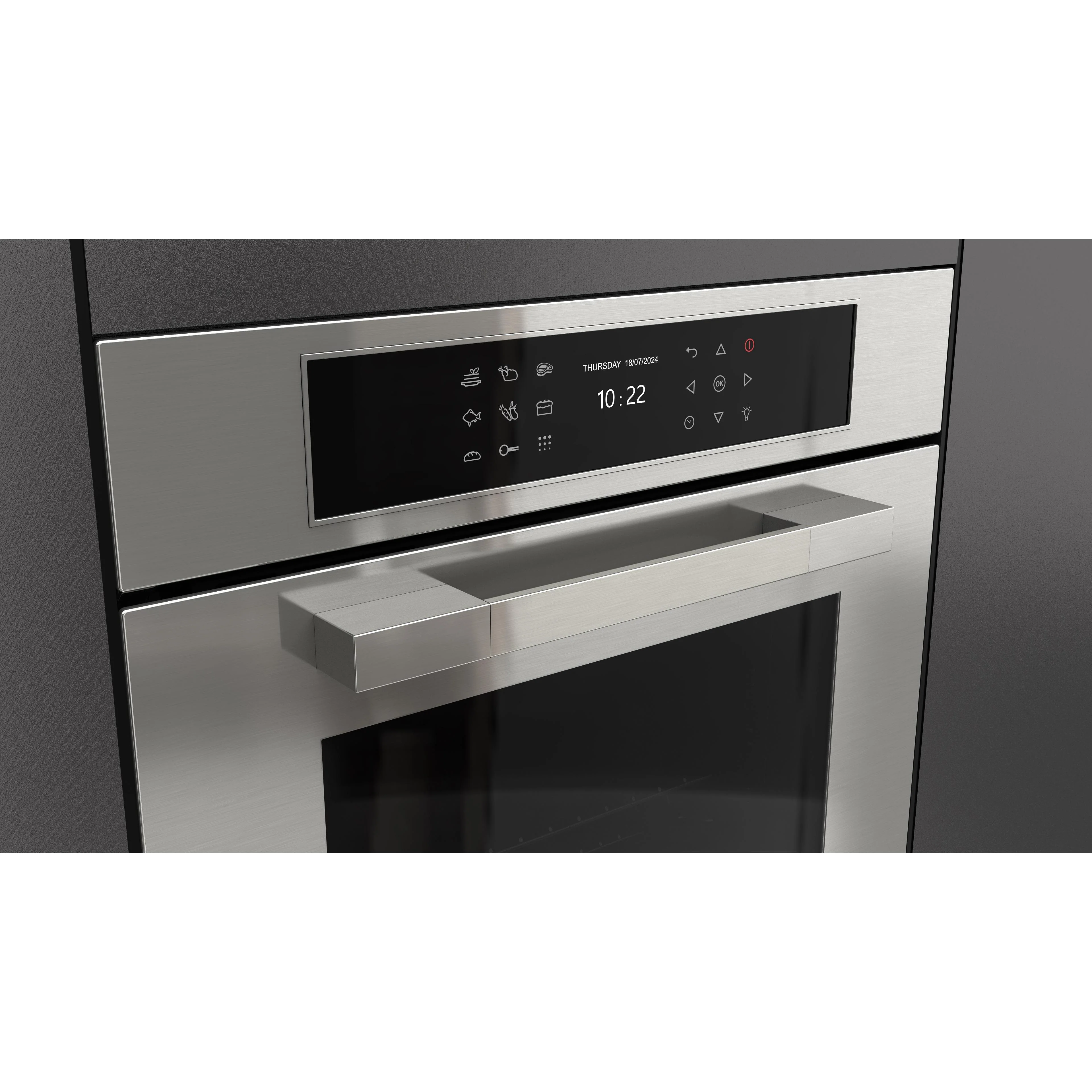 Fulgor Milano Four mural simple encastré de 24 pouces, 2,36 pi. cu. avec technologie convection véritable F7MSP24S1 - Image 7