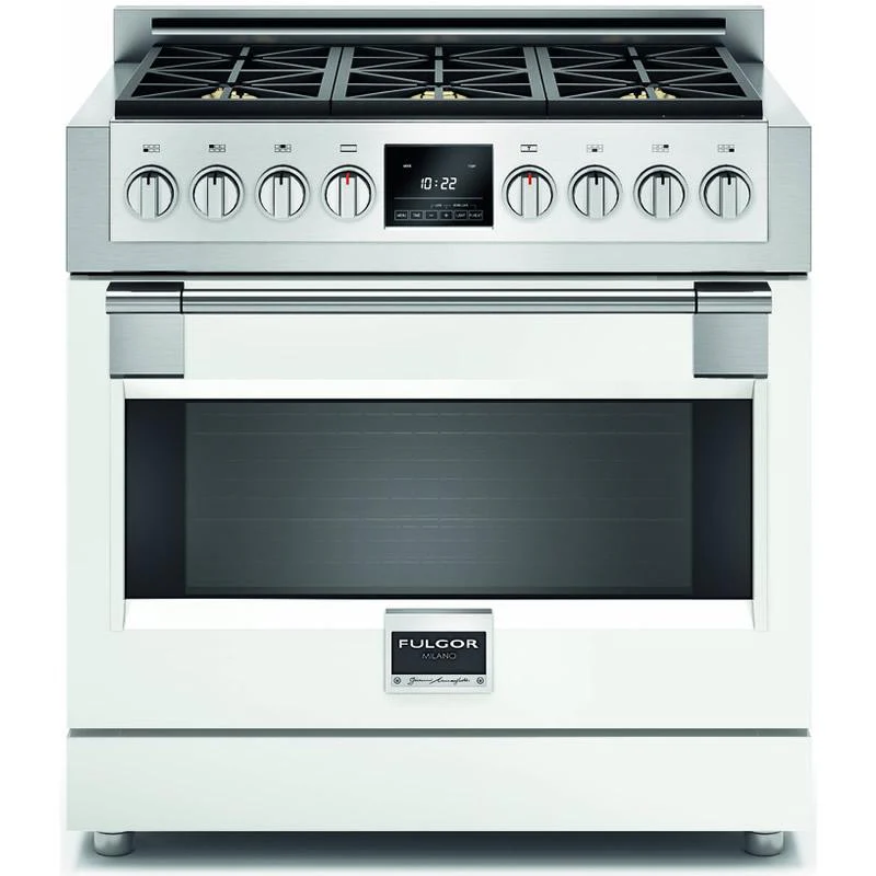 Fulgor Milano Kit de porte Profeesional pour cuisinières - Blanc Palladio PDRKIT36WH