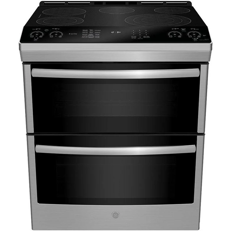 GE Profile Cuisinière encastrable électrique de 30 po. avec technologie convection européenne véritable PCS980YMFS