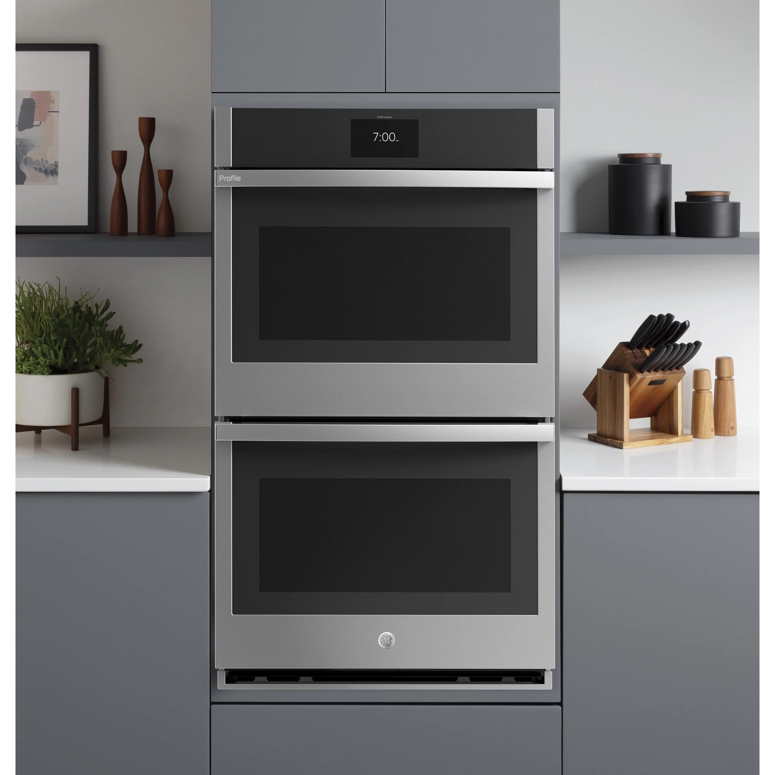 GE Profile Four mural encastré double de 30 po, 10 pi cu avec convection PTD7000SNSS - Image 14
