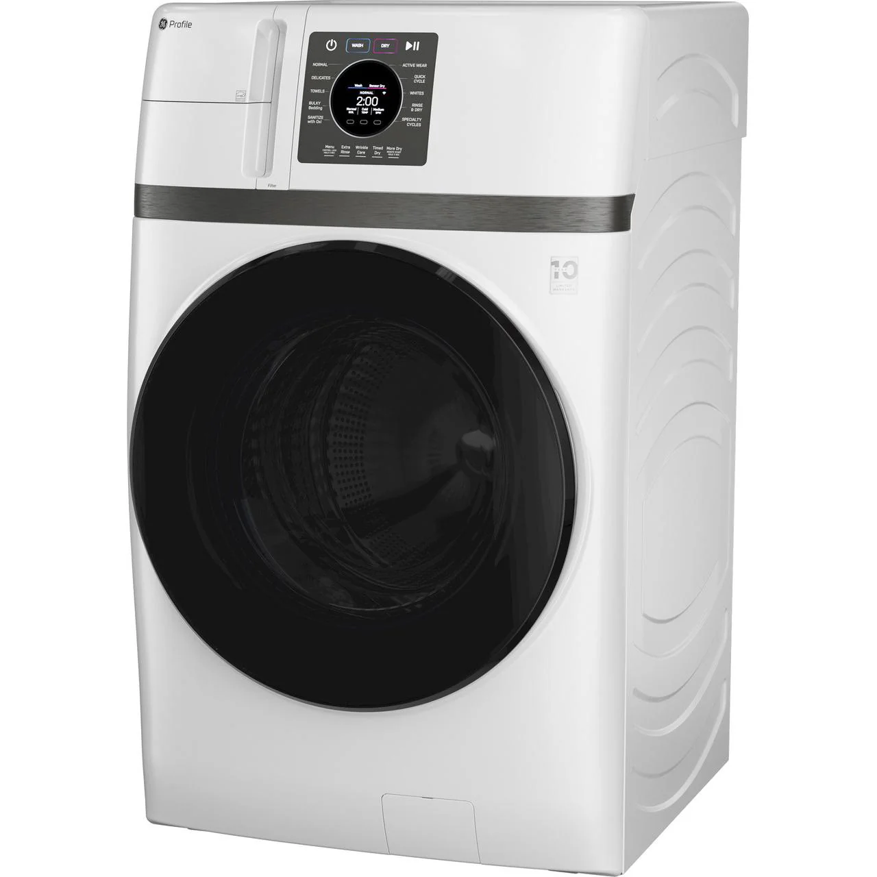 GE Profile Laveuse/sécheuse combo UltraRapide avec technologie de pompe à chaleur à onduleur sans ventilation PFQ83HSSWWW - Image 4