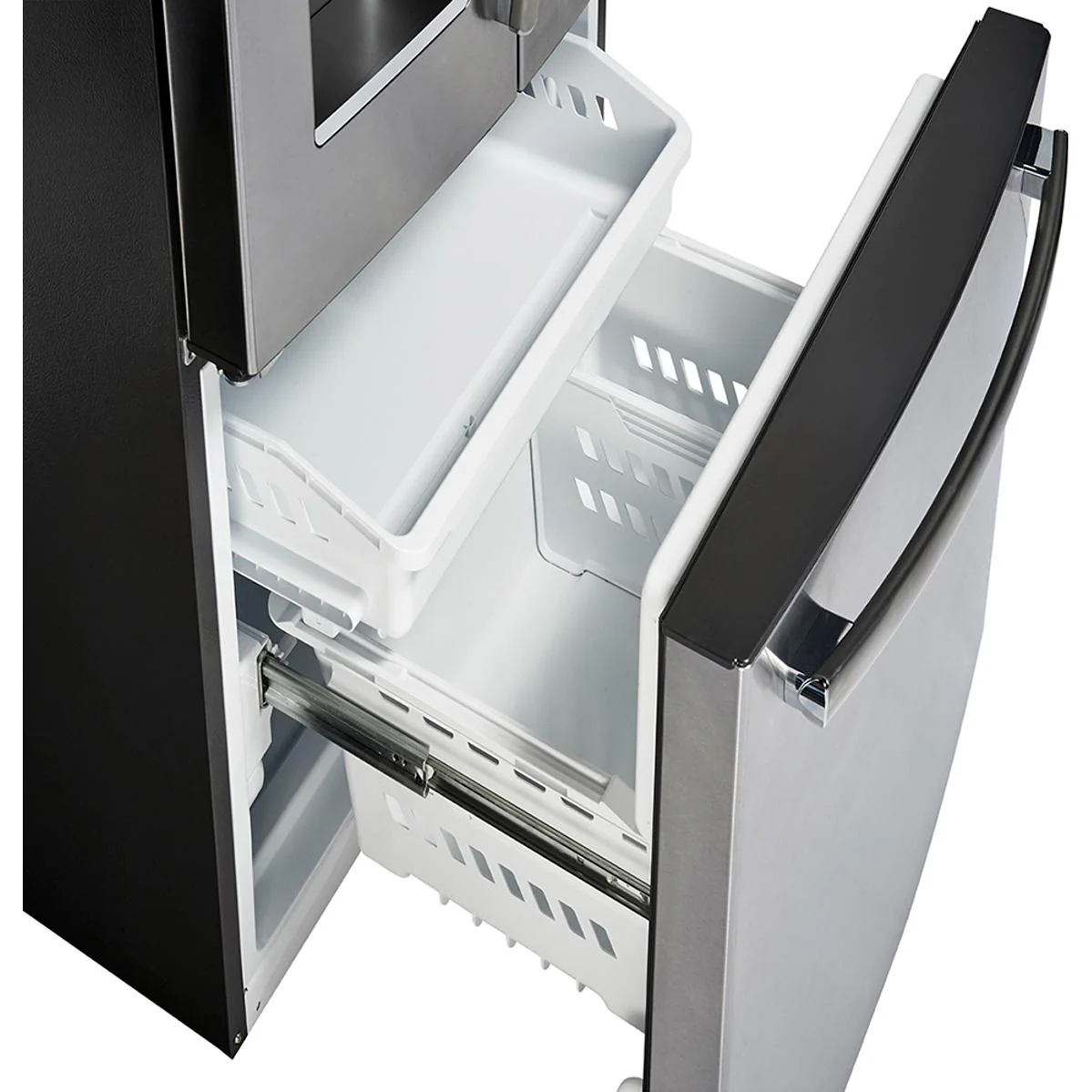 GE Profile Réfrigérateur trois portes avec porte à deux battants de 33 po, 17,5 pi cu avec technologie FrosGuard™ PYE18HYRCFS - Image 8