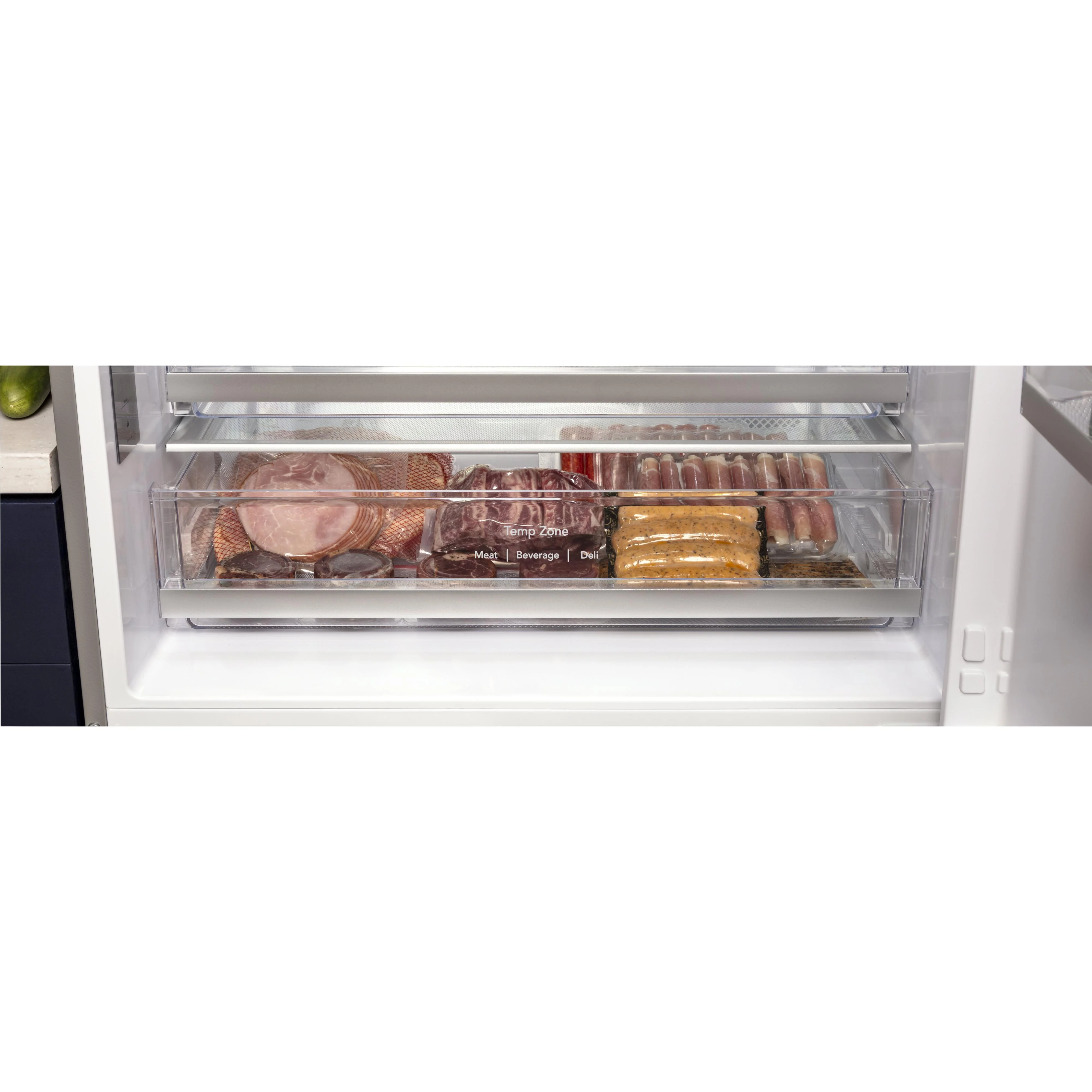 GE Réfrigérateur à congélateur inférieur à profondeur de comptoir de 32 po., 17.7 pi.cu. avec éclairage DEL GBE17HYRFS - Image 6