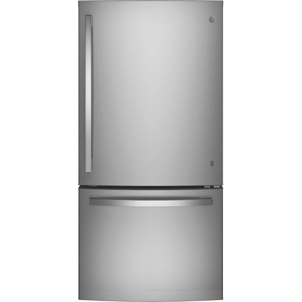 GE Réfrigérateur à congélateur inférieur amovible de 33 po., 24.8 pi.cu. avec machine à glaçons interne GDE25EYKFS