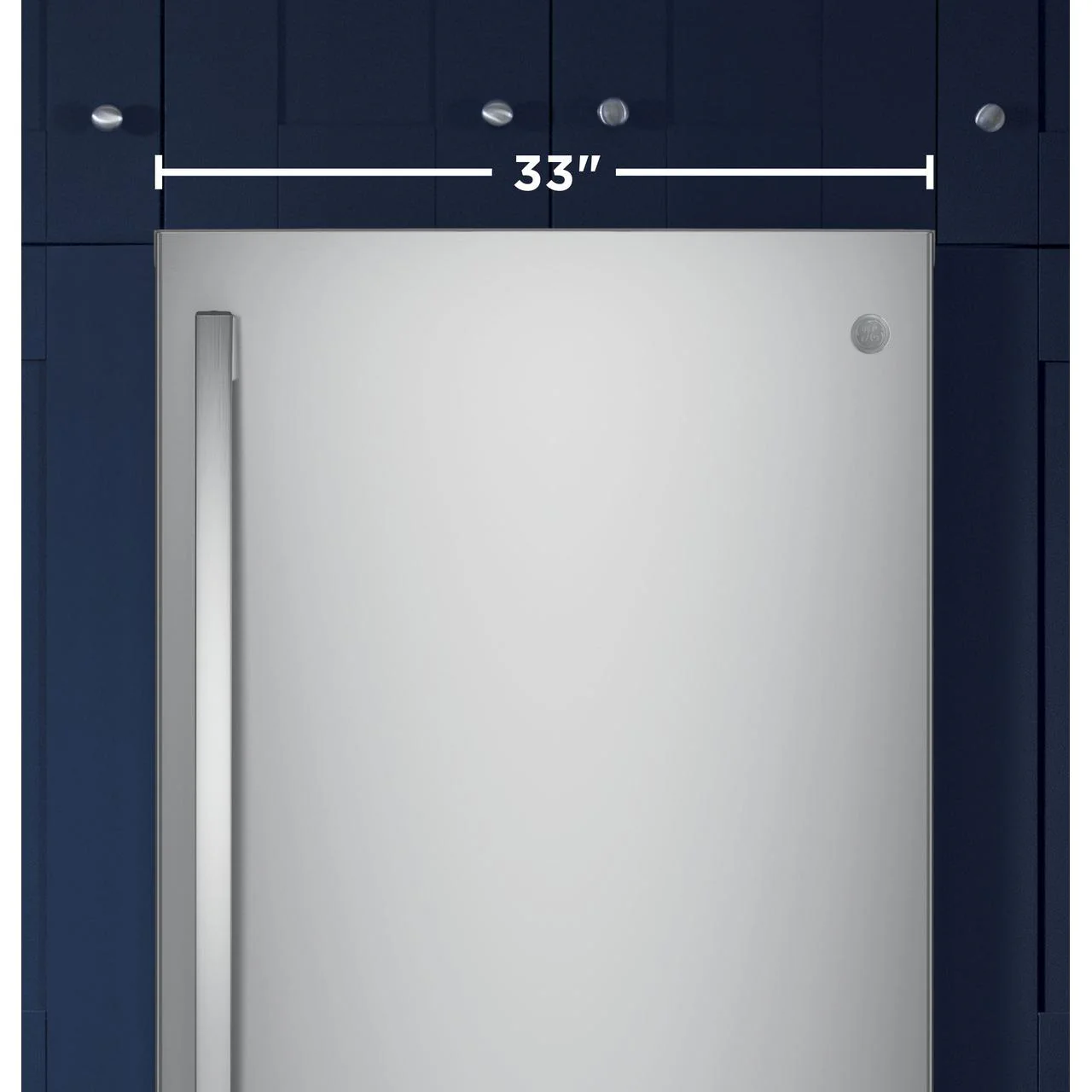 GE Réfrigérateur à congélateur inférieur amovible de 33 po., 24.8 pi.cu. avec machine à glaçons interne GDE25EYKFS - Image 5