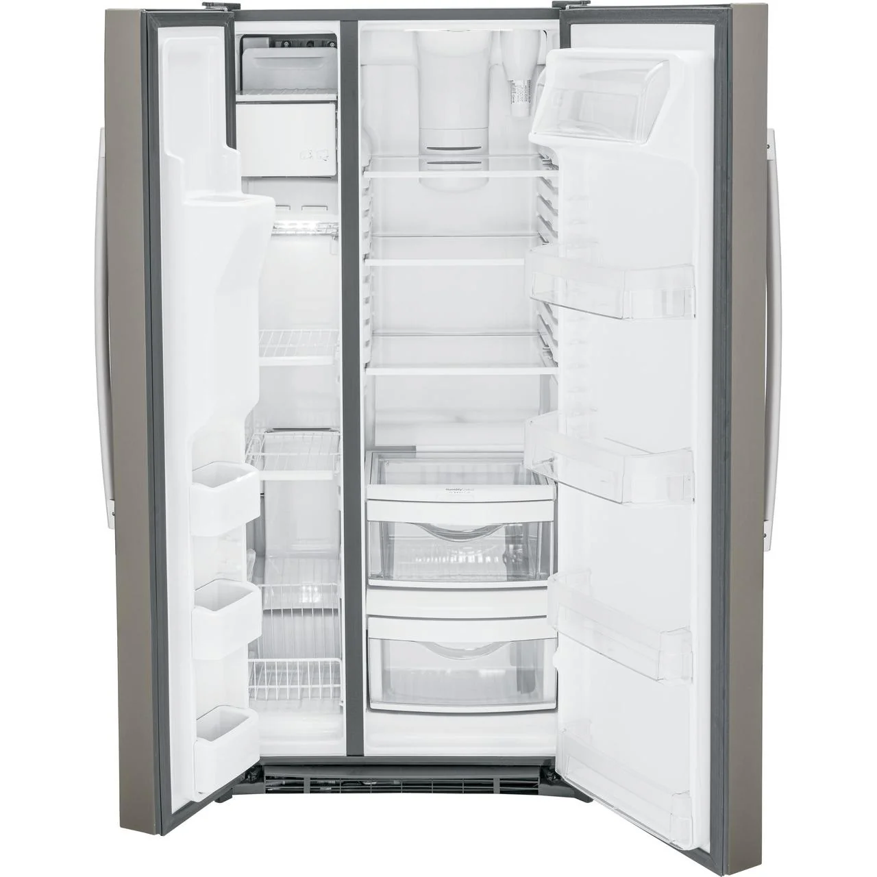 GE Réfrigérateur cÎte à cÎte de 33 pouces, 23 pi cu avec distributeur d'eau et de glace GSS23GMPES - Image 2