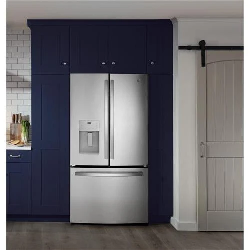 GE Réfrigérateur portes françaises 3-portes amovible de 36 po, 25,6 pi cu avec systÚme Multiflow Air GFE26JYMFS - Image 7