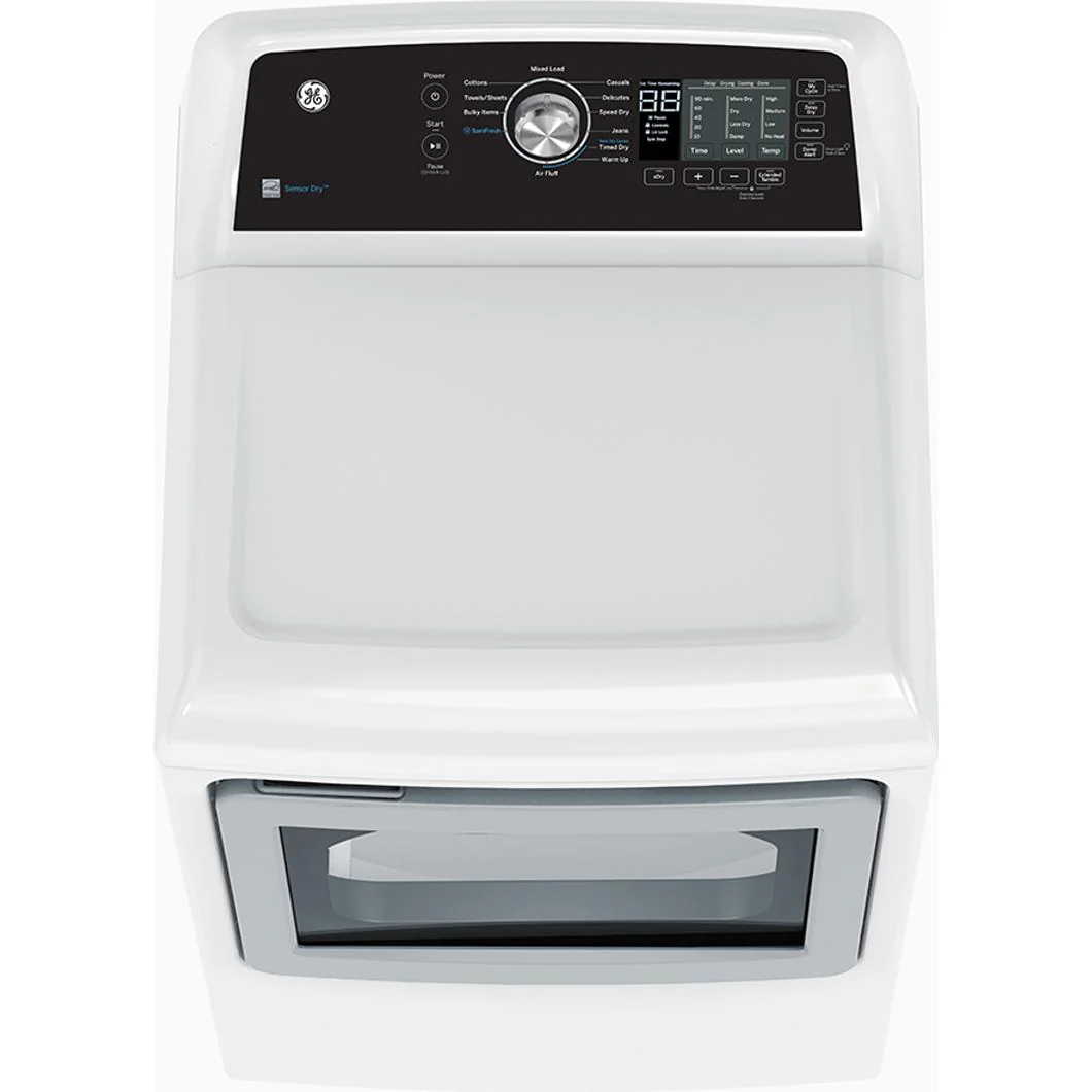 GE Sécheuse à gaz de 7,4 pi. cu. avec cycle SaniFresh GTD68GBMRWS - Image 5