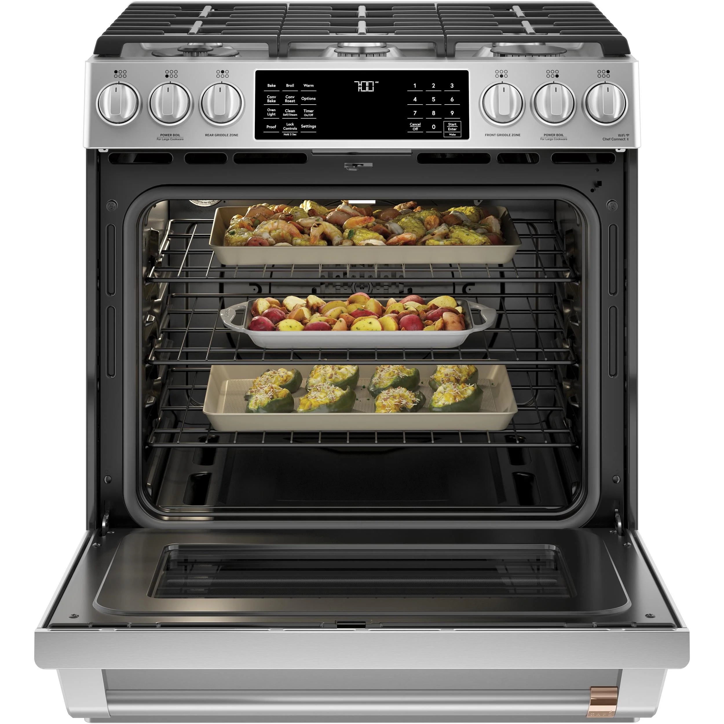 Germain Larivière Cuisinières Gaz CAFE CCGS700P2MS1 - Vente finale- Modèle de plancher - Vendu tel quel - Image 4