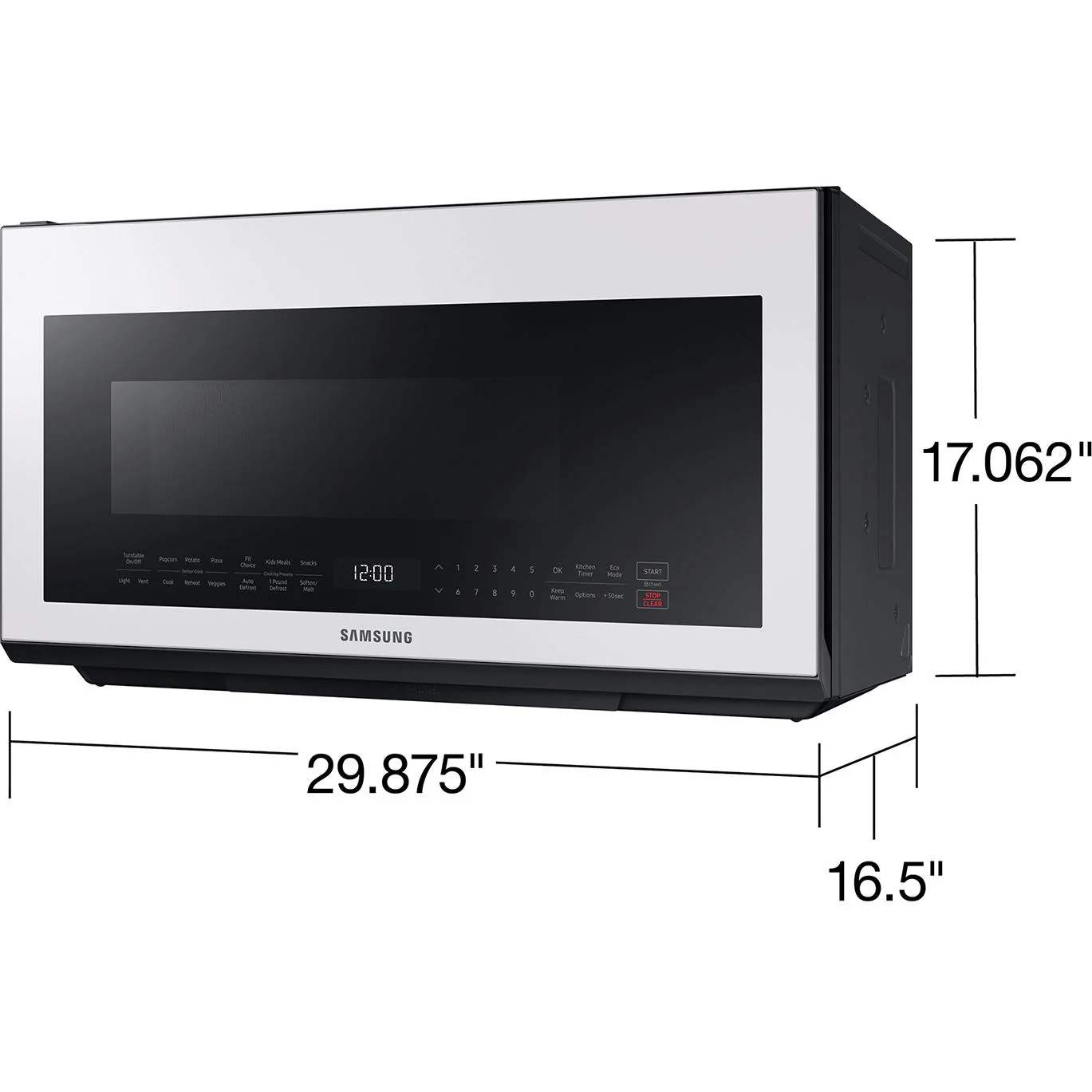 Germain Larivière Fours à micro-ondes À hotte intégrée Samsung ME21B706B12- Vente finale- Modèle de plancher- Vendu tel quel - Image 12