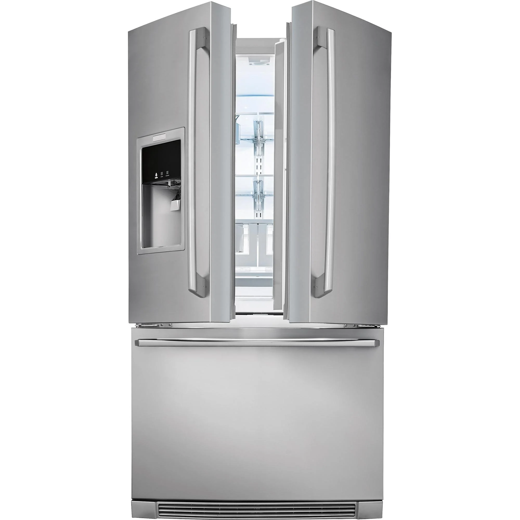Germain Larivière Réfrigérateur trois portes avec porte à deux battants à profondeur de comptoir de 36 po, 21.5 pi cu avec commandes Wave-Touch® Electrolux EW23BC87SS- Vente finale - Modèle de plancher - Vendu tel quel - Image 2