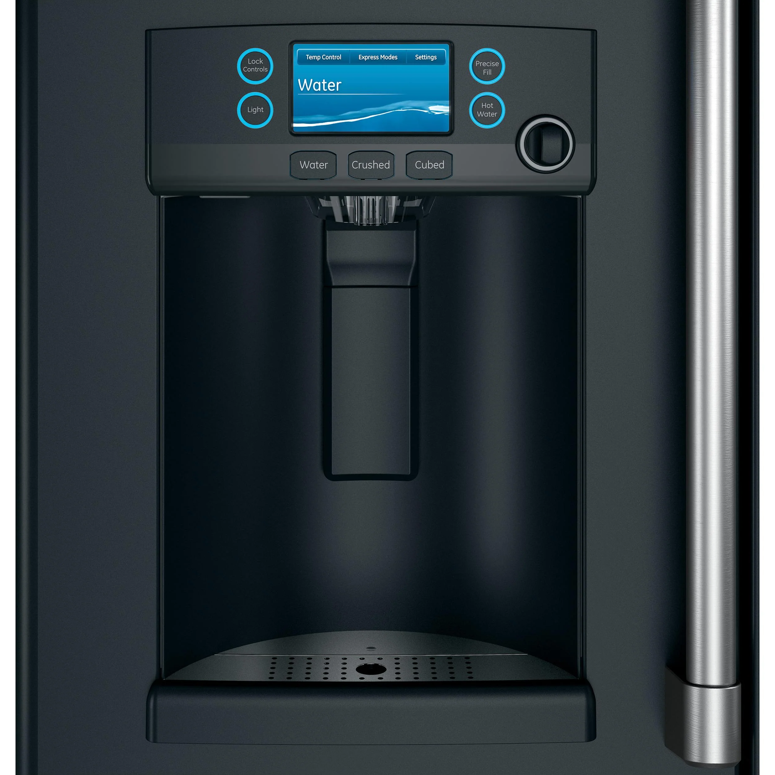 Germain Larivière Réfrigérateur trois portes avec porte à deux battants à profondeur de comptoir de 36 po, 22,2 pi cu avec distributeur d'eau chaude CAFÉ CYE22TP3MD1 - Boite ouverte - Vente fnale - Vendu tel quel - Image 5