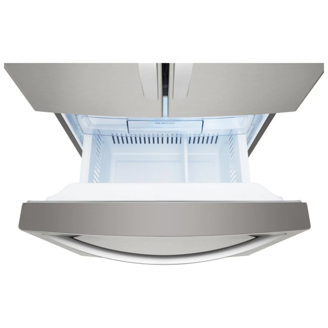 Germain Larivière Réfrigérateur trois portes avec porte à deux battants amovible de 30 po., 21,8 pi.cu. avec technologie SmartDiagnosis™ LG LRFNS2200S Boite ouverte- Vente Final - Vendu Tel Quel - Image 6