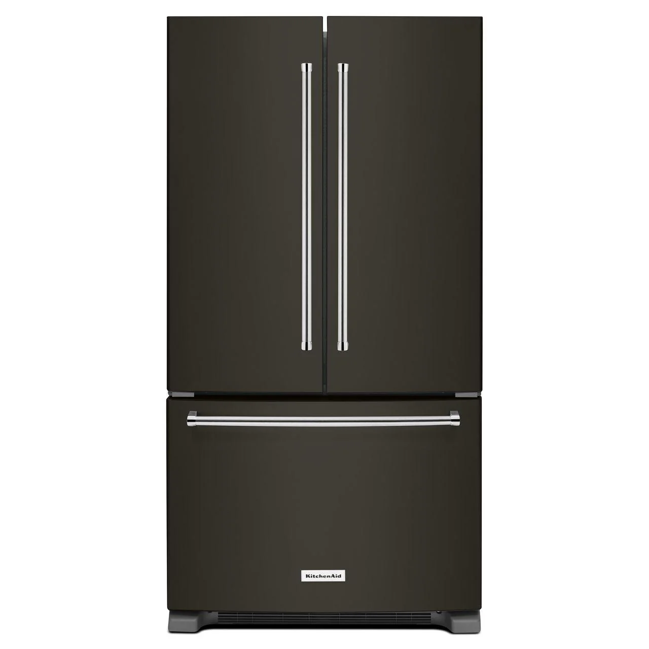 Germain Larivière Réfrigérateur trois portes avec porte à deux battants de 36 po, 20 pi cu avec distributeur d'eau interne KitchenAid KRFC300EBS- Vente finale - Boite ouverte- Vendu tel quel
