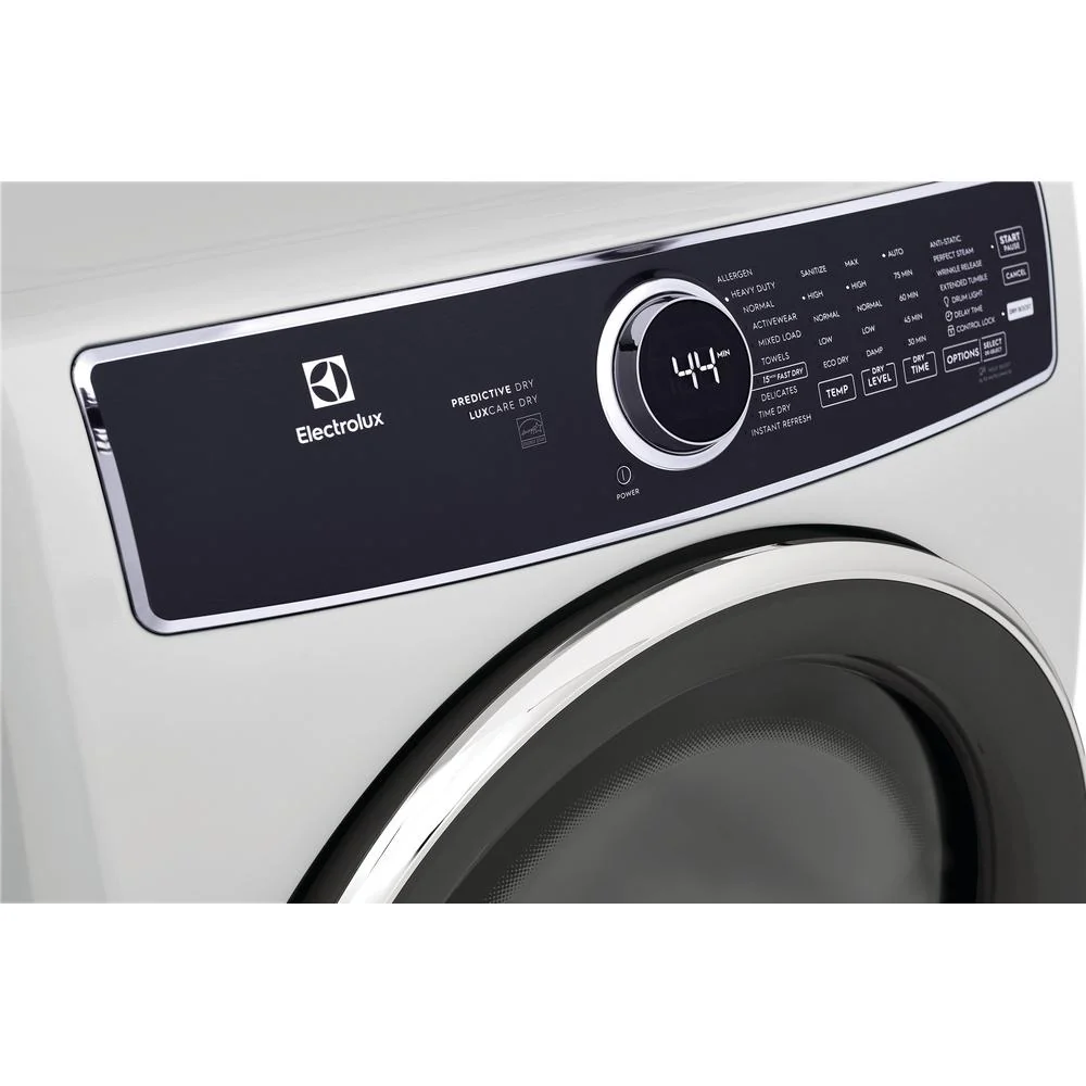 Germain Larivière Sécheuse électrique de 8.0 pi.cu. avec 10 programmes de séchage Electrolux ELFE753CAW- Vente finale - Boite ouverte - Vendu tel quel - Image 5