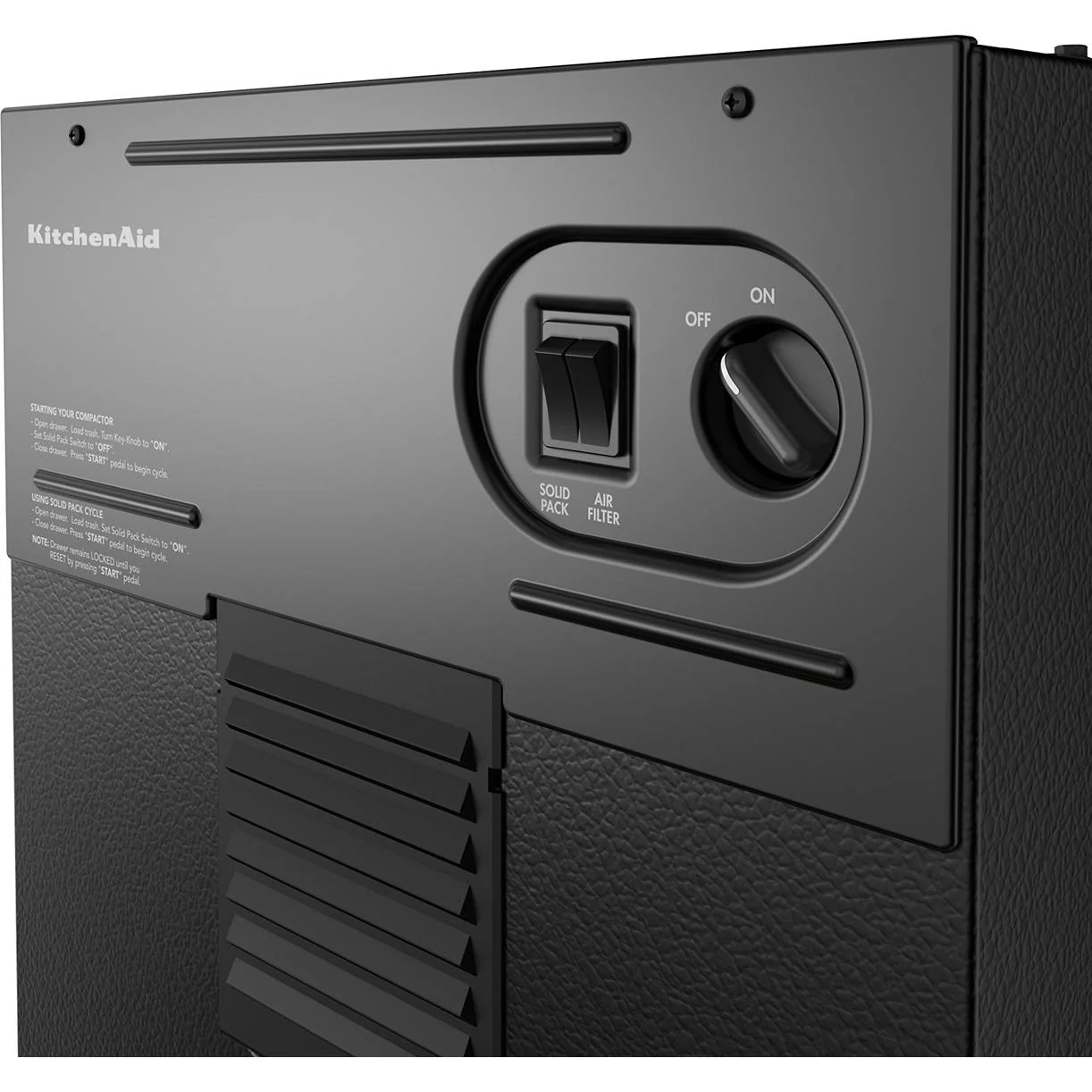 KitchenAid Compacteur à déchets encastré avec système de gestion des odeurs intégré KTTP515TJP - Image 6