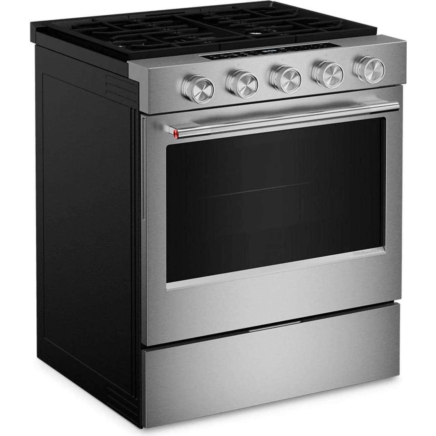 KitchenAid Cuisinière à gaz encastrable intelligente de 30 po avec modes de cuisson par convection KSGS330SPS - Image 10