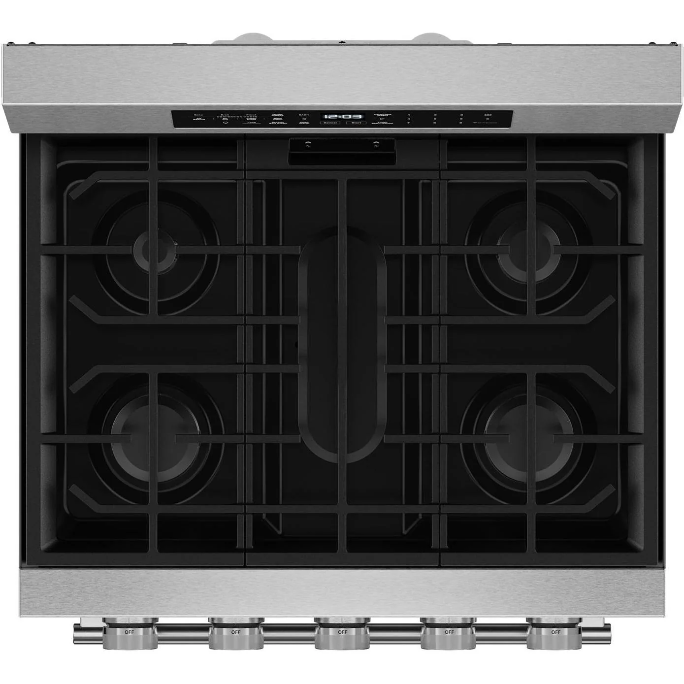 KitchenAid Cuisinière à gaz intelligente autoportante de 30 pouces avec convection KFGS530SPS - Image 6