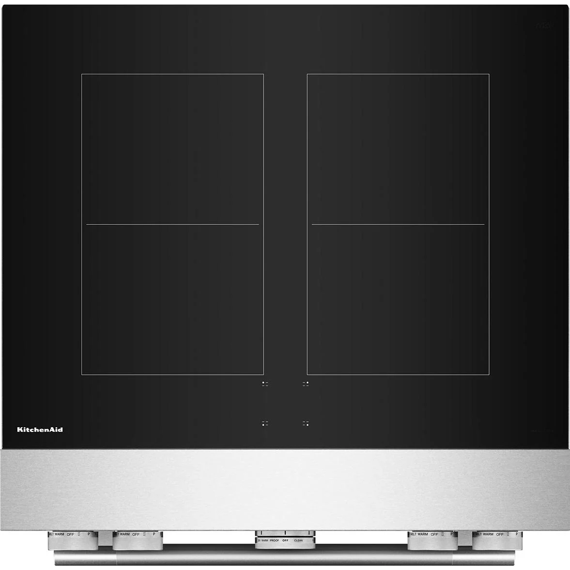 KitchenAid Cuisinière autoportante à induction de 30 pouces avec 4 éléments KFIS930SSS - Image 4