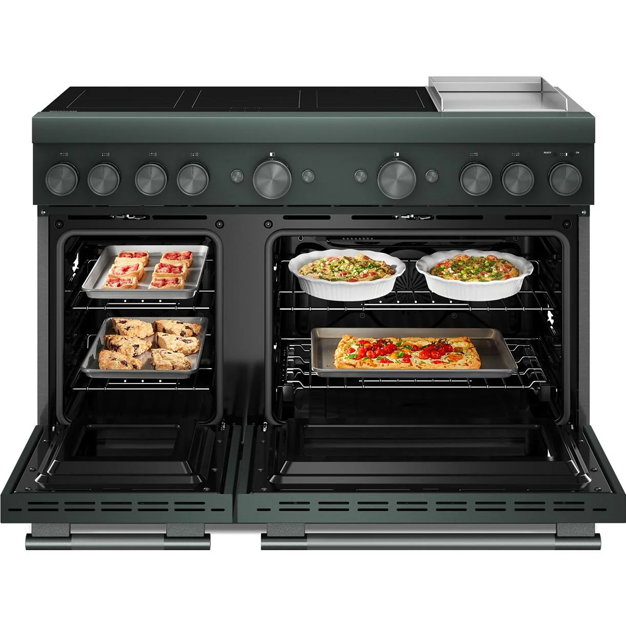 KitchenAid Cuisinière autoportante à induction de 48 pouces avec 6 éléments et plaque chauffante - Image 11