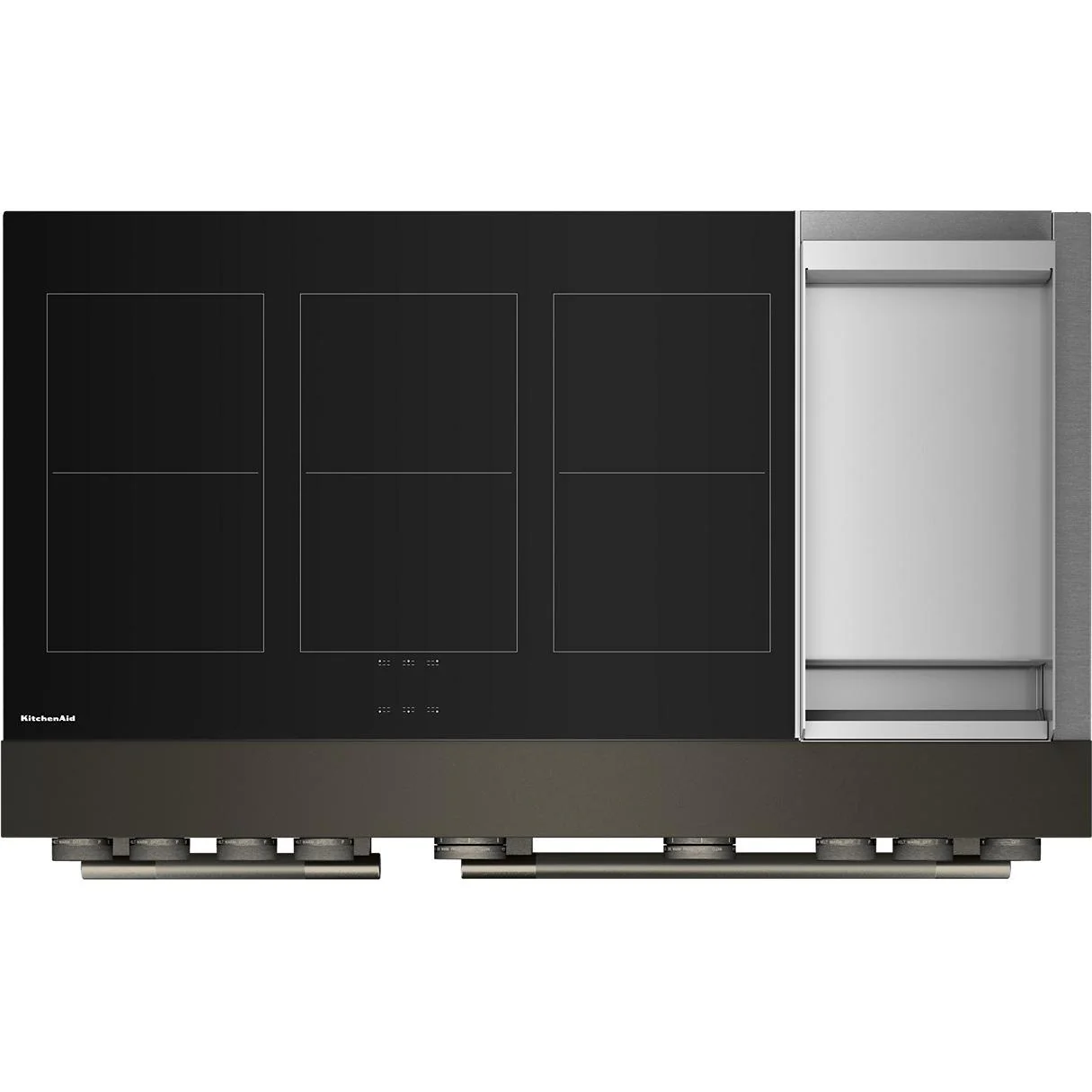 KitchenAid Cuisinière autoportante à induction de 48 pouces avec 6 éléments et plaque chauffante - Image 12
