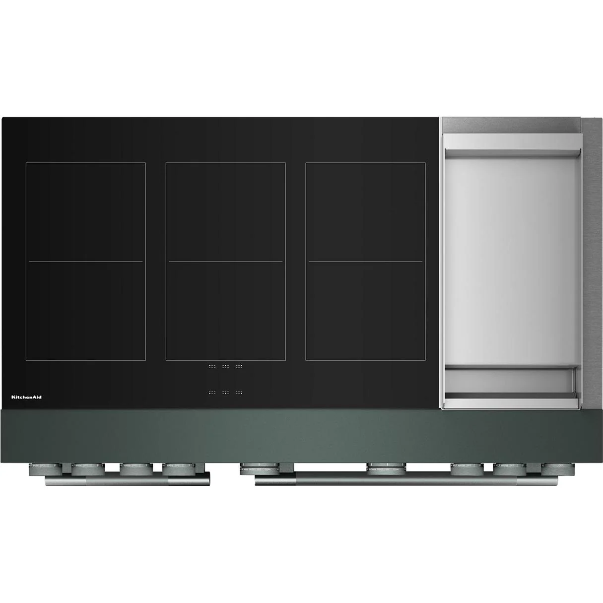 KitchenAid Cuisinière autoportante à induction de 48 pouces avec 6 éléments et plaque chauffante - Image 15