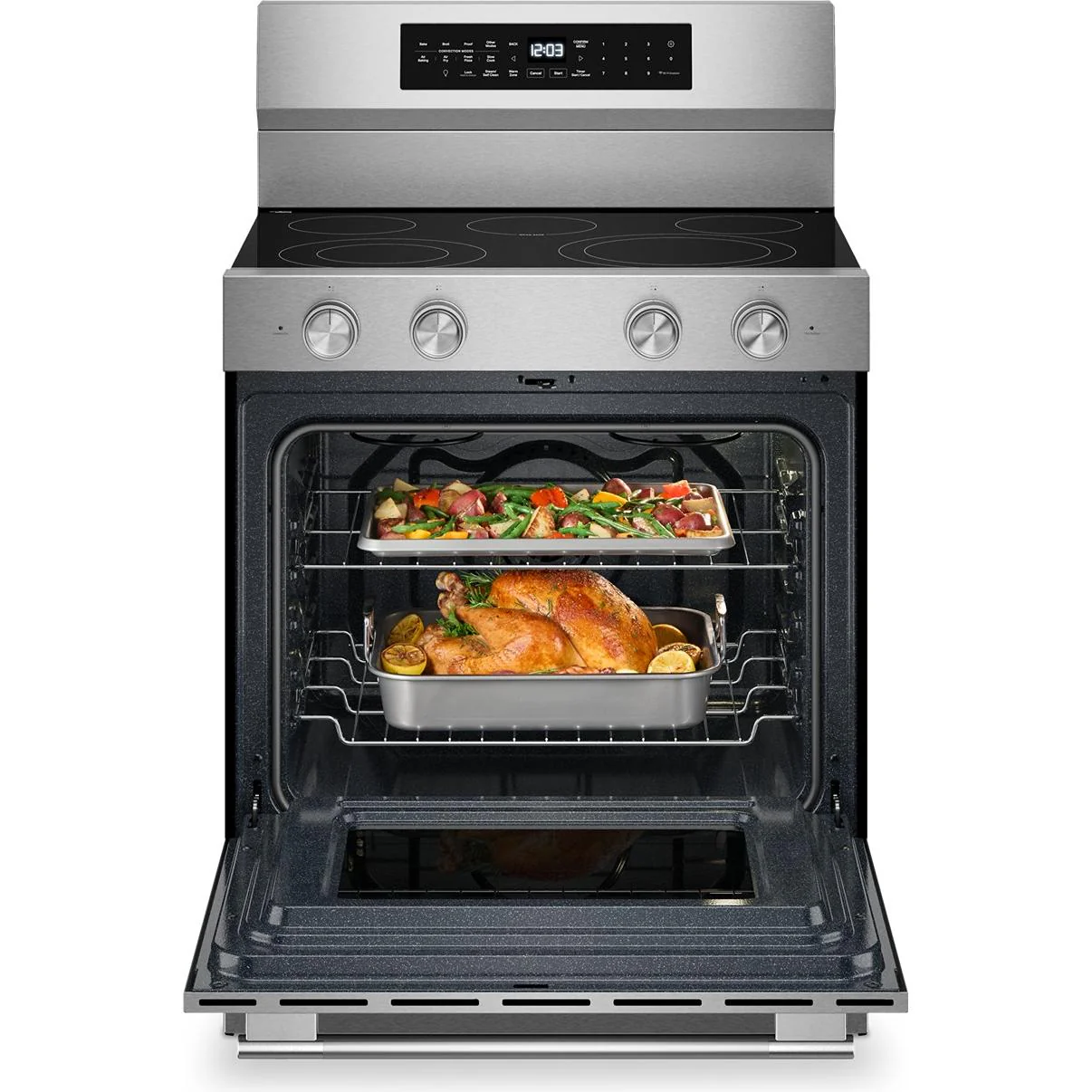 KitchenAid Cuisinière autoportante électrique de 30 pouces avec Wi-Fi YKFES530SPS - Image 2