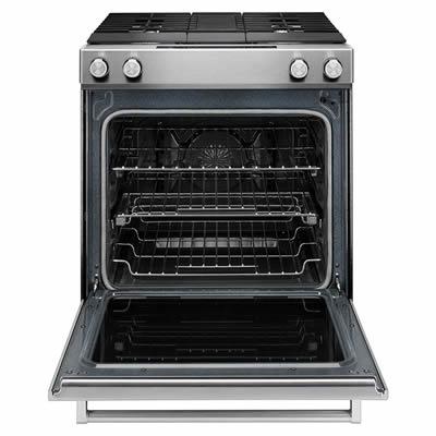 KitchenAid Cuisinière biénergie encastrable de 30 po KSDG950ESS - Image 4