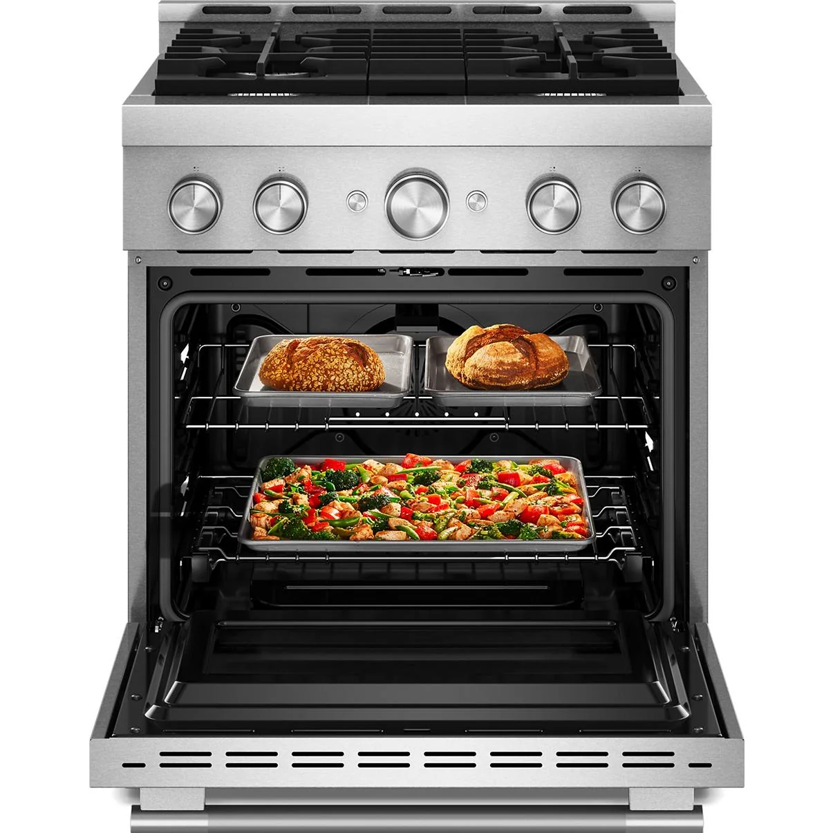 KitchenAid Cuisinière encastrable à gaz de 30 pouces avec 4 brûleurs - Image 2