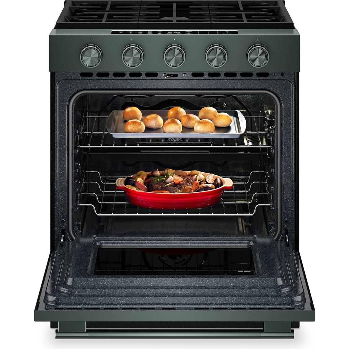 KitchenAid Cuisinière intelligente au gaz encastrable de 30 pouces avec modes de cuisson à convection et brûleur 2 en 1 - Image 9