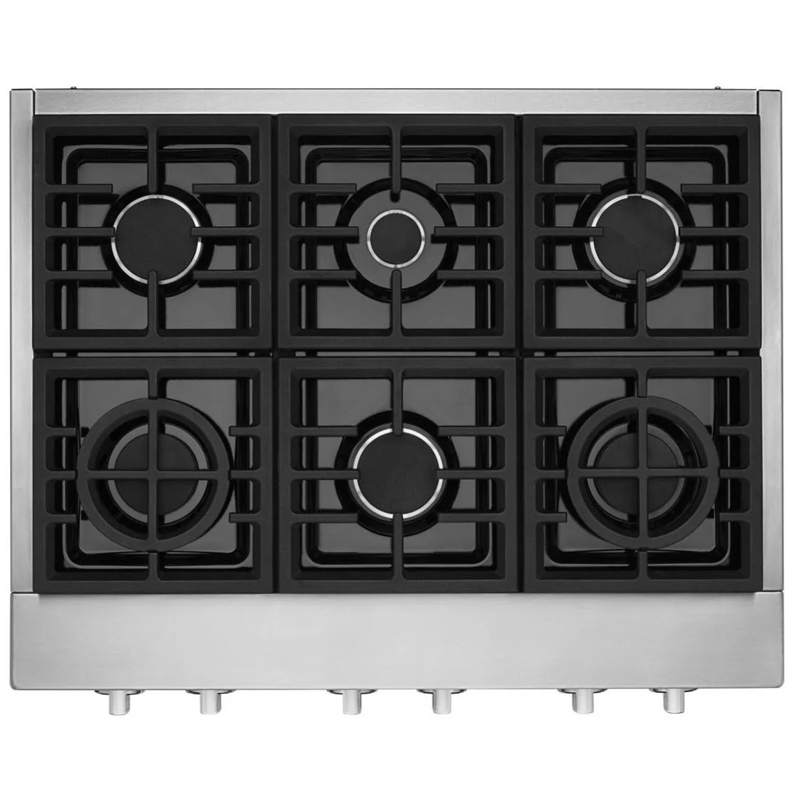 KitchenAid Dessus de cuisinière encastré à gaz de 36 po. avec brûleurs Ultra Power™ Dual-Flame KCGC506JSS - Image 2
