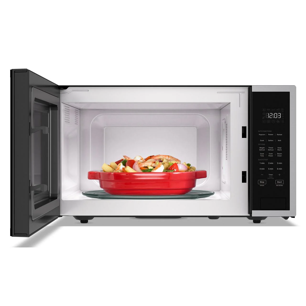 KitchenAid Four à micro-onde de comptoir de 1,6 pi. cu. YKMCS122RPS - Image 6