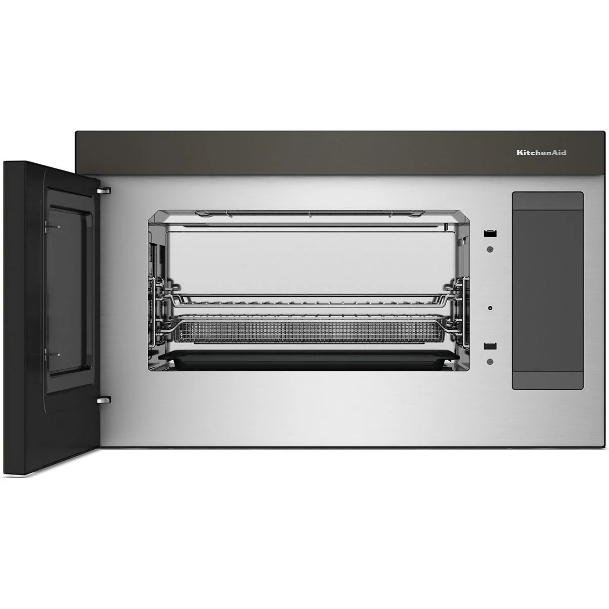 KitchenAid Four à micro-ondes à hotte intégrée de 30 pouces, 1,1 pi. cu. avec technologie Air Fry YKMMF530PBE - Image 2