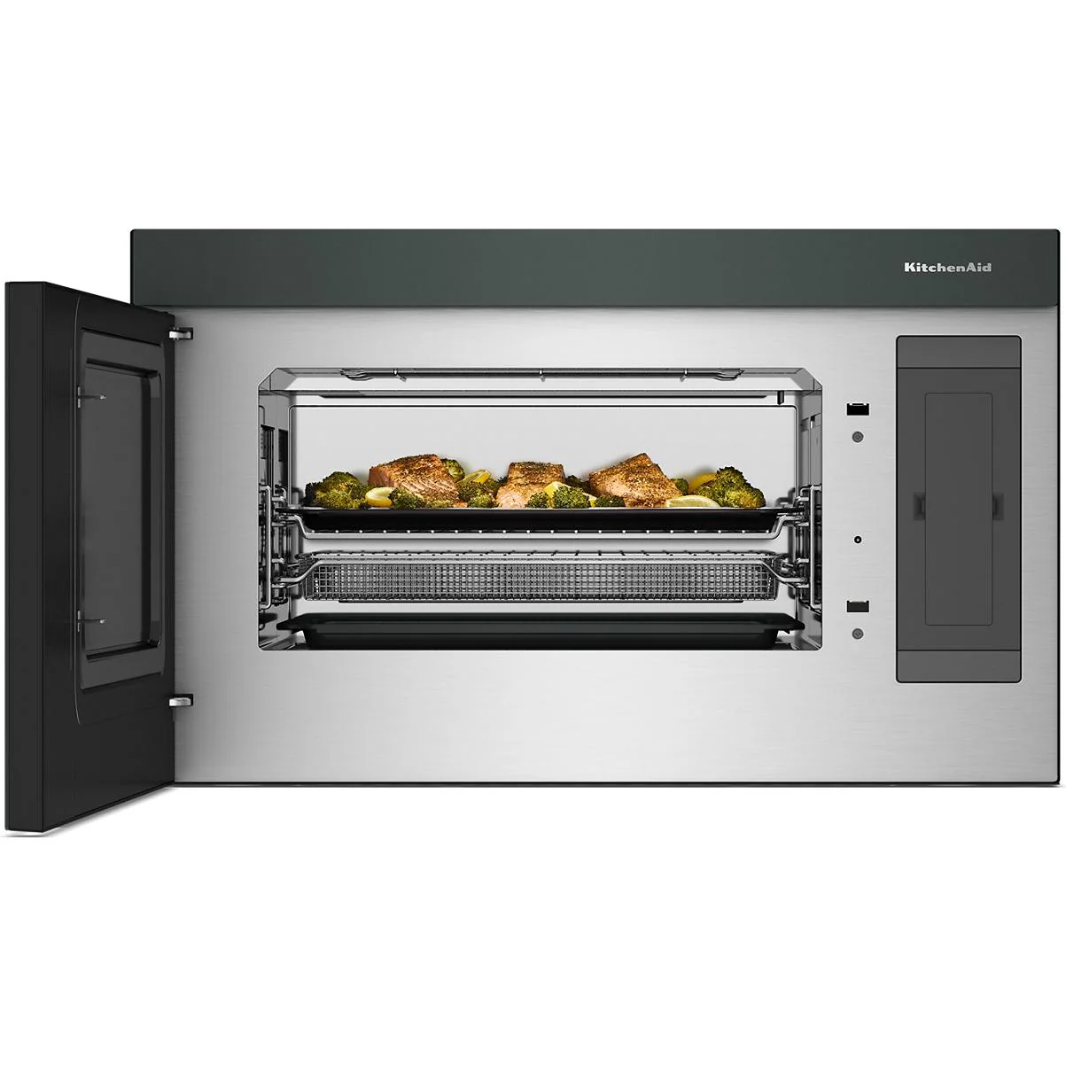 KitchenAid Four à micro-ondes à hotte intégrée de 30 pouces, 1,1 pi. cu. avec technologie Air Fry YKMMF730PPS - Image 23