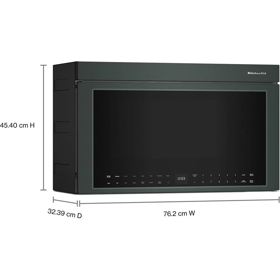 KitchenAid Four à micro-ondes à hotte intégrée de 30 pouces, 1,1 pi. cu. avec technologie Air Fry YKMMF730PPS - Image 25