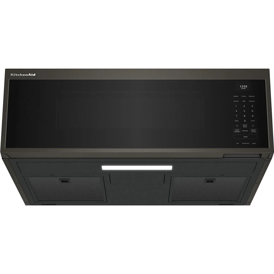 KitchenAid Four à micro-ondes à hotte intégrée de 30 pouces, 1,1 pi. cu. YKMML550RPS - Image 10