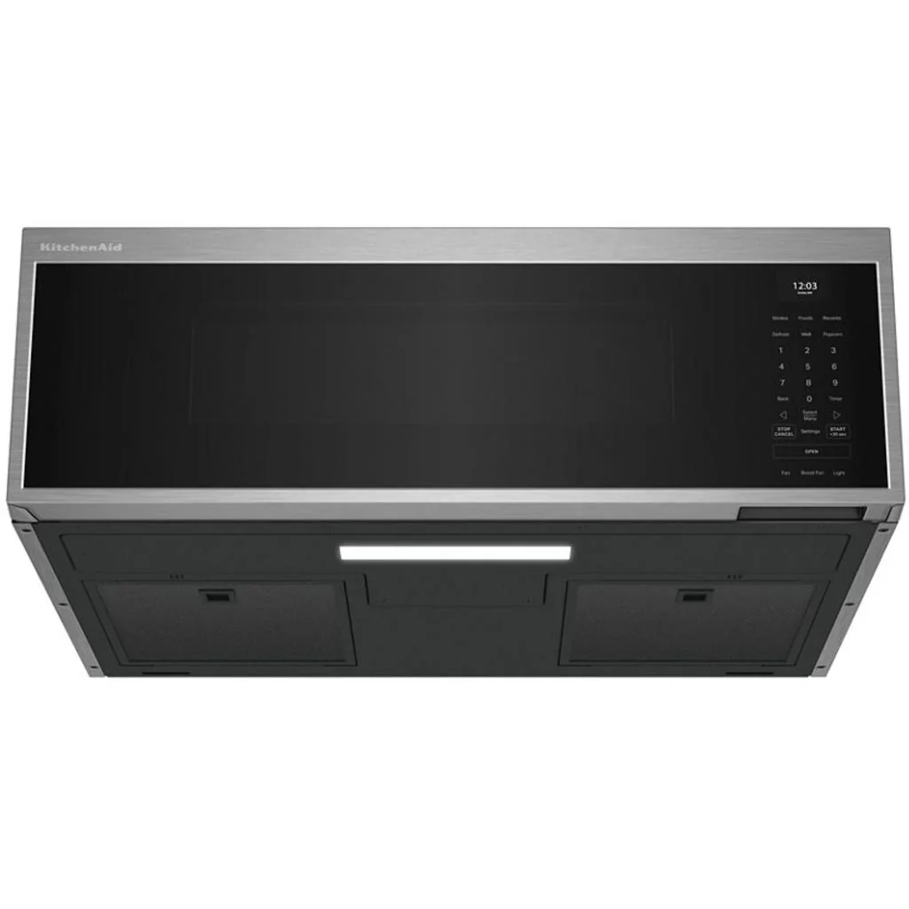 KitchenAid Four à micro-ondes à hotte intégrée de 30 pouces, 1,1 pi. cu. YKMML550RPS - Image 4