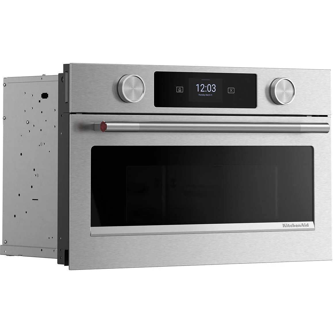 KitchenAid Four à micro-ondes encastrable de 30 pouces avec technologie convection KMBS730SPS - Image 4