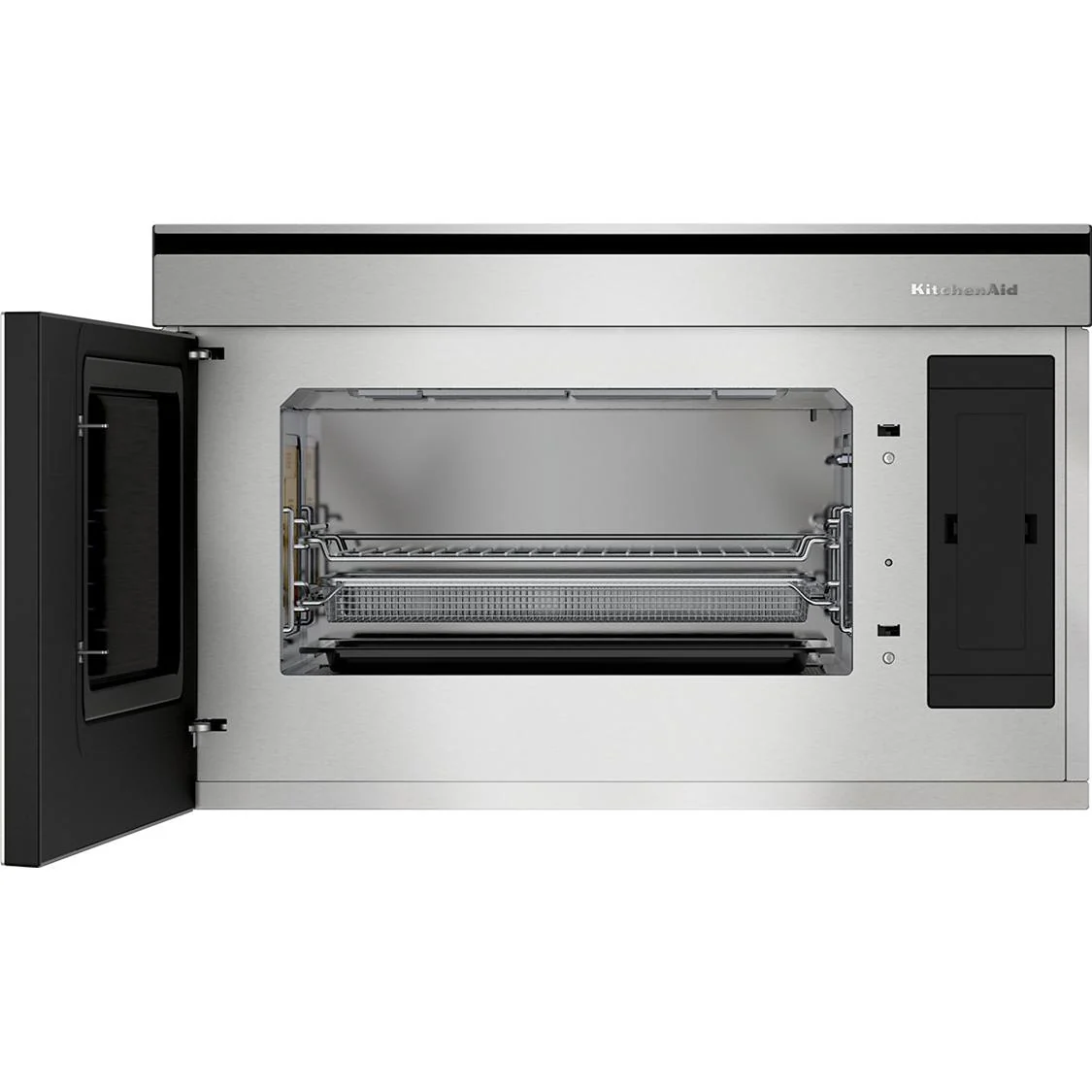 KitchenAid Four à micro-ondes encastré de 30 pouces, 1,1 pi. cu. avec mode friteuse à air YKMBT730SPS - Image 2