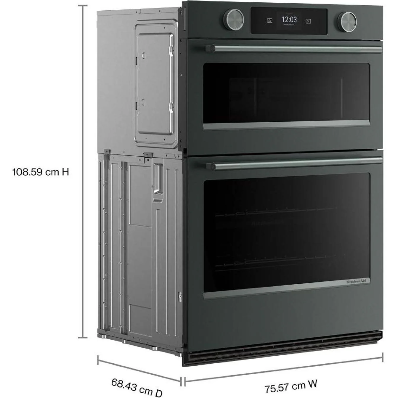 KitchenAid Four mural combiné électrique intelligent de 30 pouces avec caméra de cuisson intelligente KOEC930SJP - Image 12