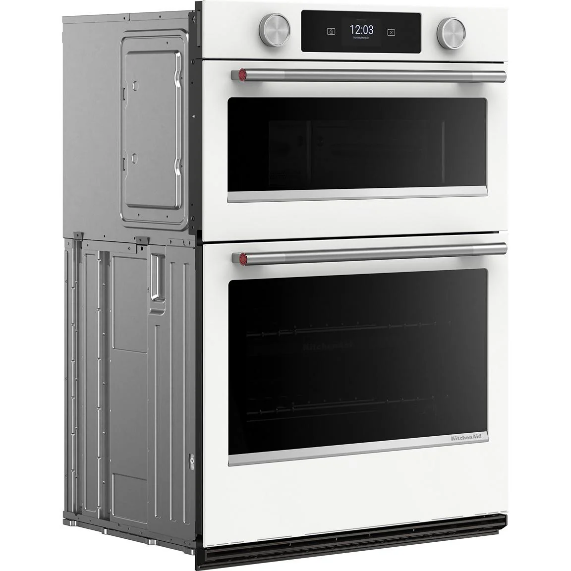 KitchenAid Four mural combiné encastré de 30 pouces avec four à micro ondes avec technologie convection - Image 26
