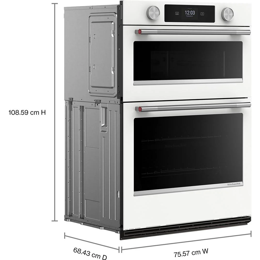 KitchenAid Four mural combiné encastré de 30 pouces avec four à micro ondes avec technologie convection - Image 30