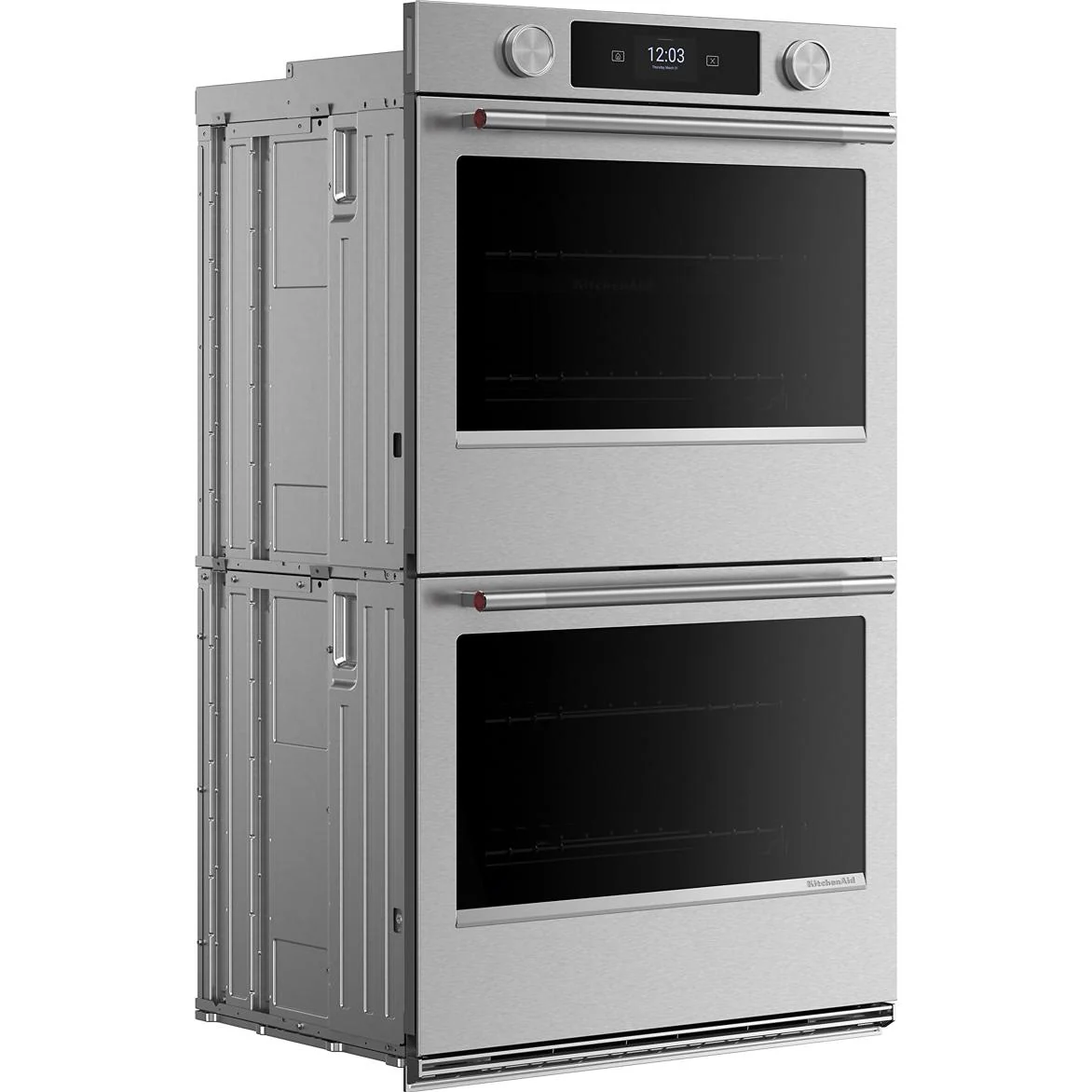 KitchenAid Four mural double encastré de 27 pouces avec technologie convection KOED727SPS - Image 4