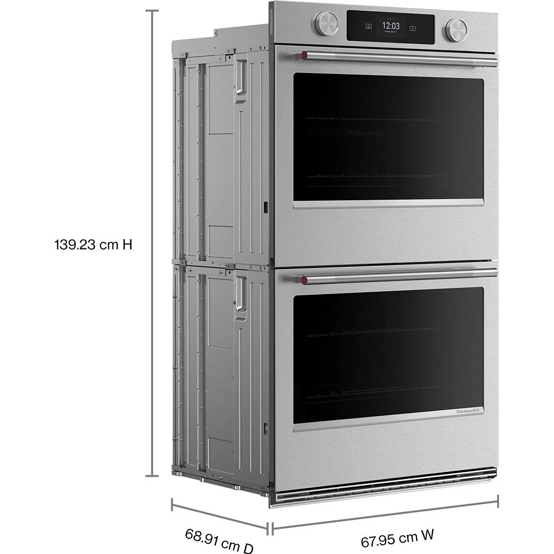 KitchenAid Four mural double encastré de 27 pouces avec technologie convection KOED727SPS - Image 6