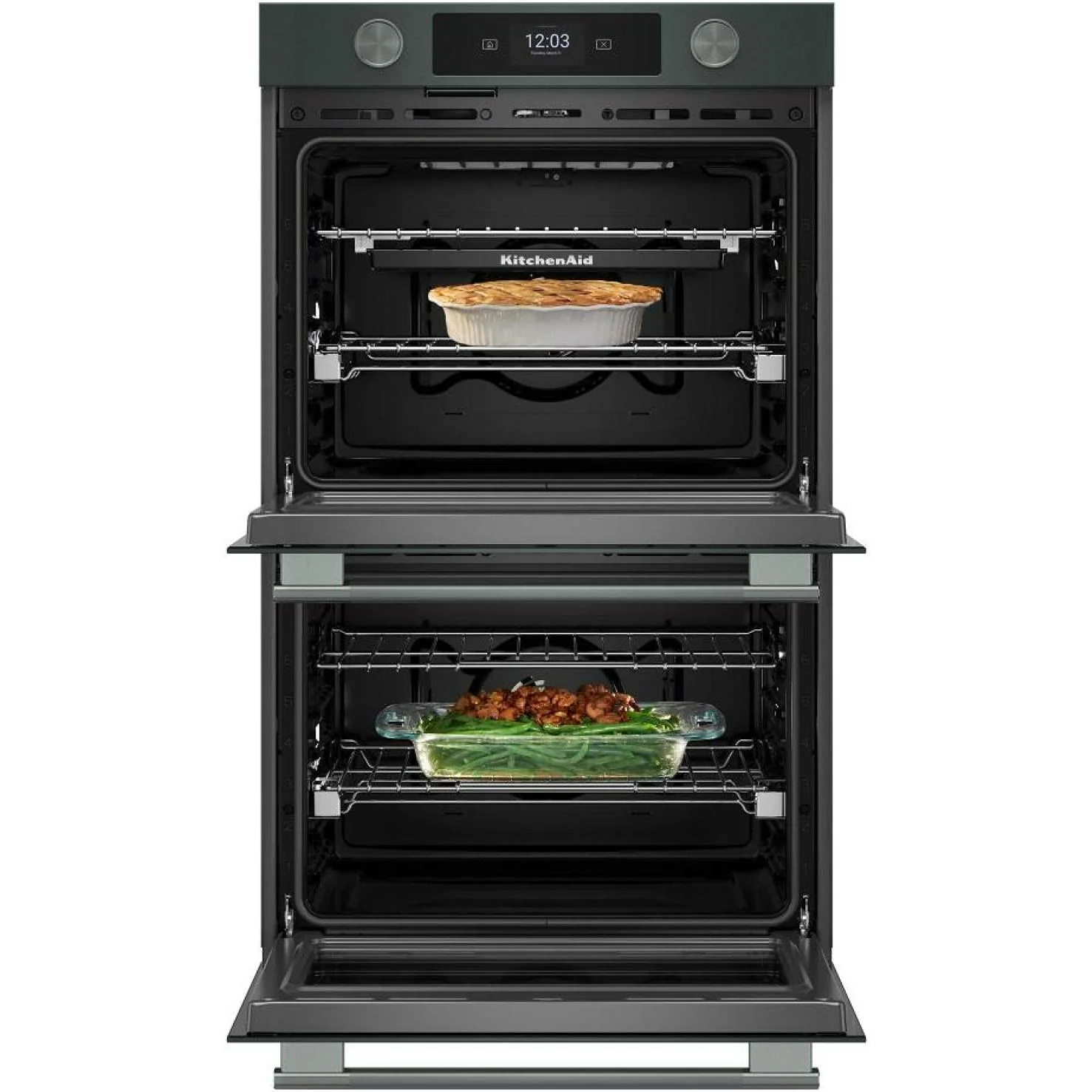 KitchenAid Four mural électrique intelligent double de 30 po avec caméra de cuisson intelligente KOED930SJP - Image 3