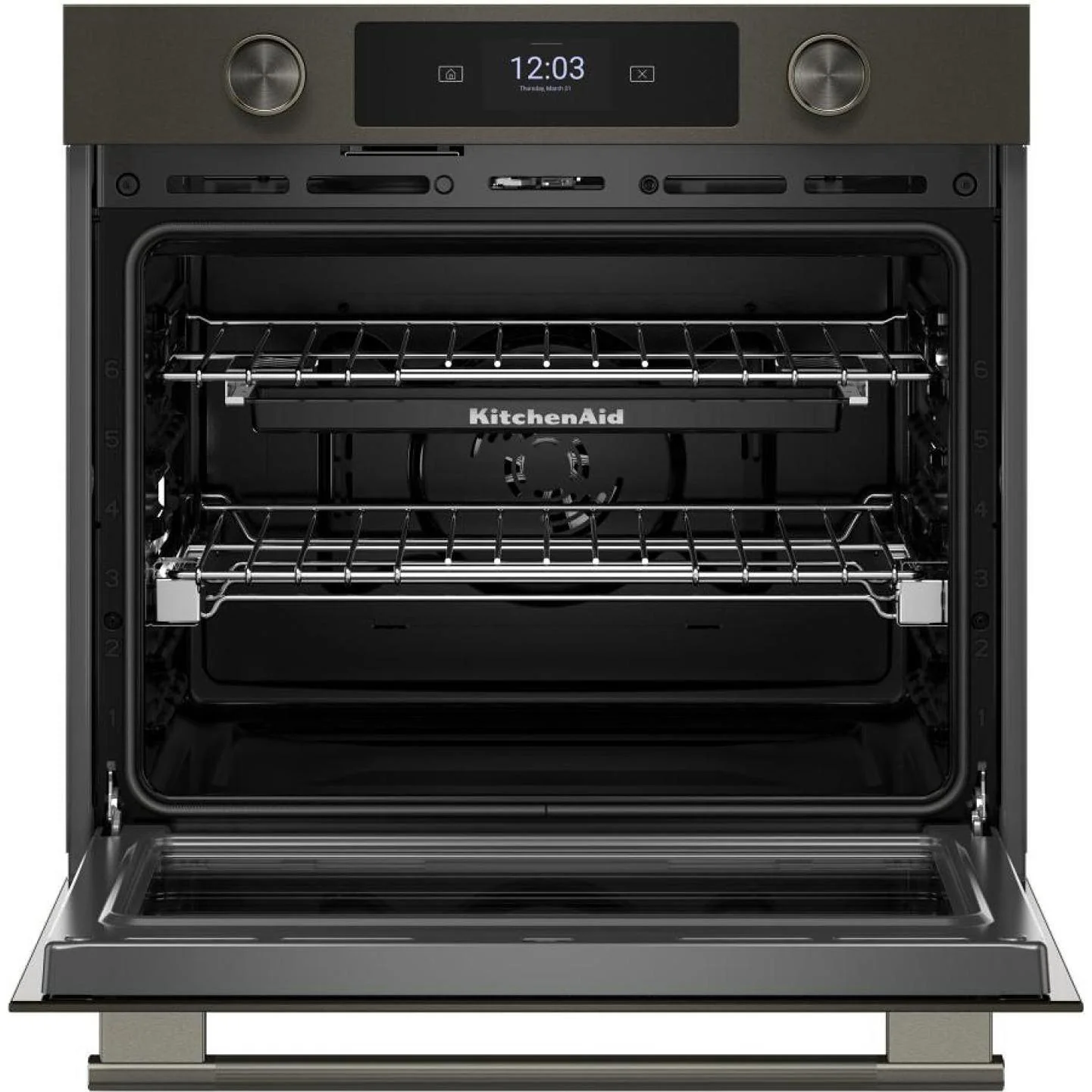 KitchenAid Four mural électrique intelligent simple de 30 po avec caméra de cuisson intelligente KOES930SBE - Image 2