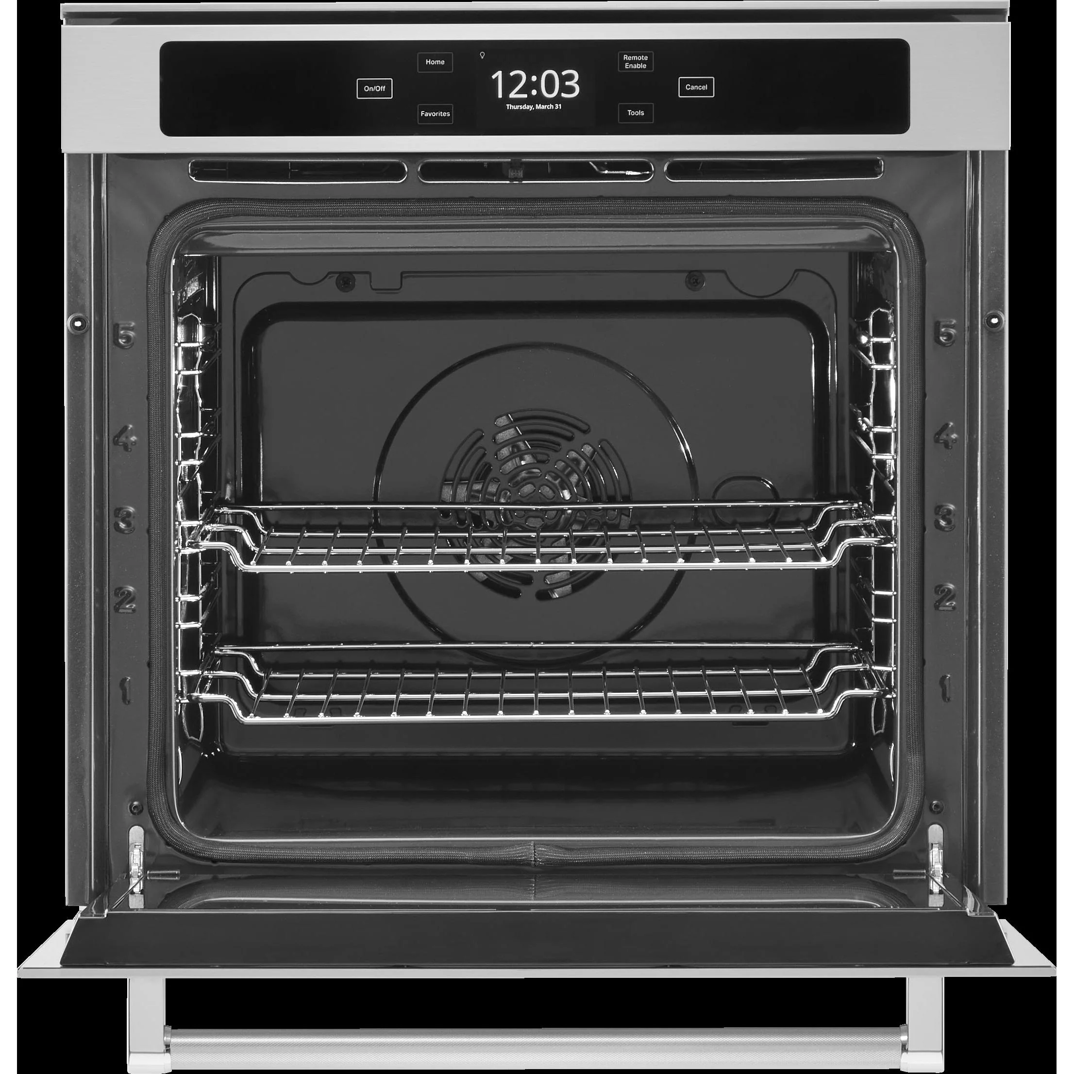 KitchenAid Four mural encastré de 24 pouces, 2,9 pi. cu. avec connectivité Wi-Fi YKOSC504PPS - Image 6