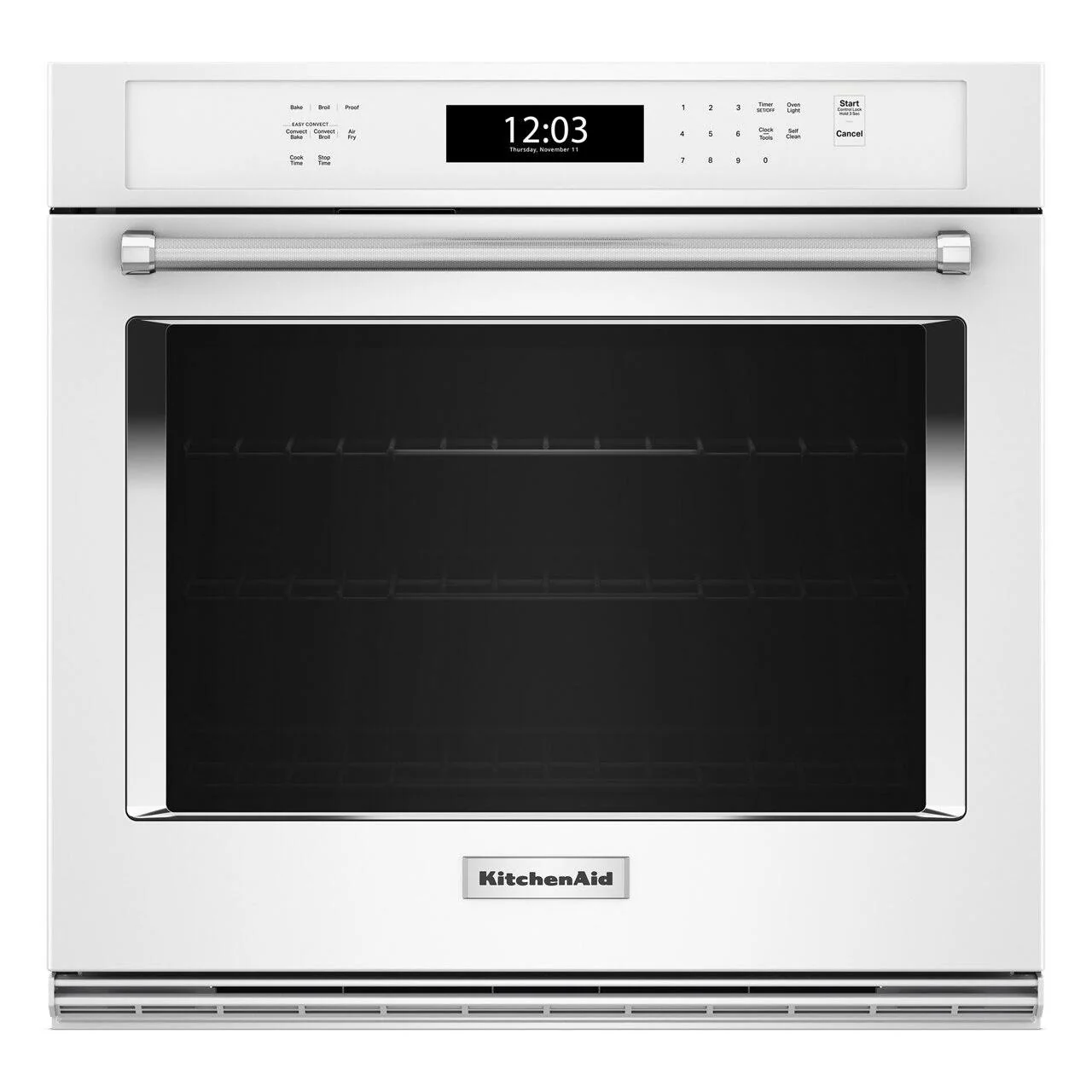 KitchenAid Four mural encastré de 30 pouces, 5,0 pi. cu. avec Air Fry KOES530PWH